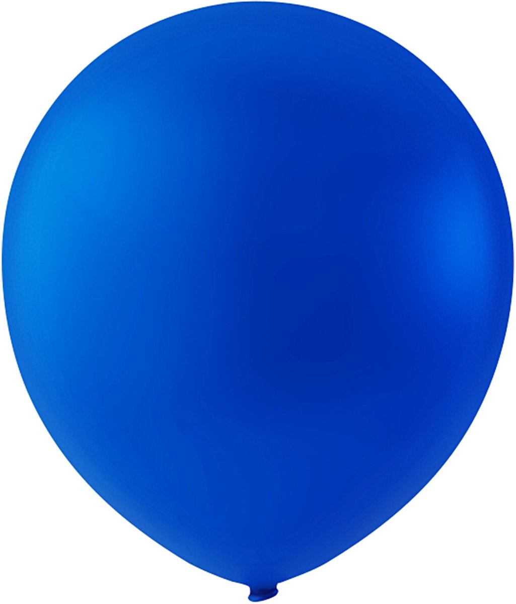 Ballonnen, donkerblauw, d: 23 cm, rond, 10stuks [HOB-59163]